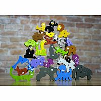 Animal Parade A-Z Wood Puzzle & Playset 