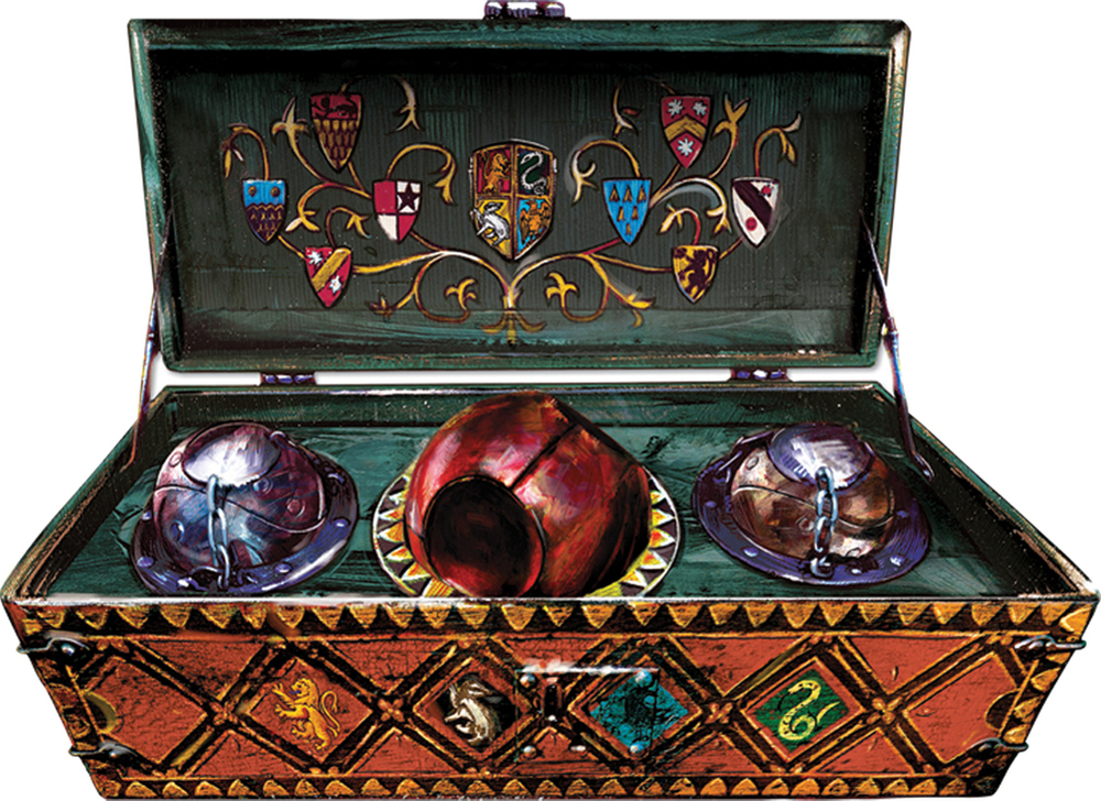harry potter quidditch set 2 sided shaped puzzle