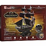 3D Cubic Fun Puzzle - Queen Anne's Revenge 155 Pieces