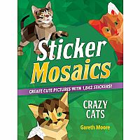 Sticker Mosaics - Crazy Cats