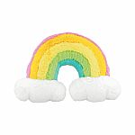 Rainbow Furry Pillow