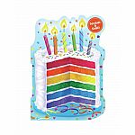 Scratch & Sniff Rainbow Cake Birthday Card  