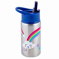 Rainbow Flip Top Stainless Steel Bottle 