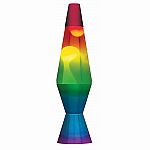 Rainbow Lava Lamp - 14.5 inch