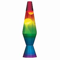 11.5 inch Rainbow Lava Lamp 