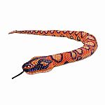 Snake-Printed Rainbow Boa, 54 inch