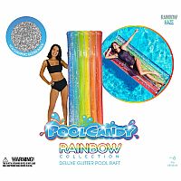 Rainbow Haze Deluxe Glitter Pool Raft  