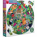 Rainforest Round Puzzle - Eeboo 