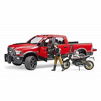 RAM 2500 Power Wagon Including Ducati Desert Sled and Rider.