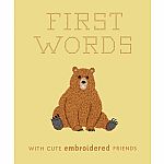 First Words with Cute Embroidered Friends