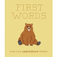 First Words with Cute Embroidered Friends 