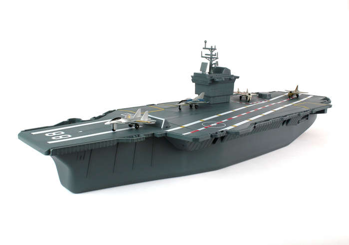 Daron Aircraft Carrier with 4 Diecast Aircrafts - Toy Sense