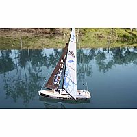 Voyager 400 RC Sailboat - Blue.