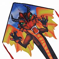 Large Easy Flyer Kite - Red Dragon  