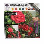 Paint By Numbers - A Perfect Red Rose by Thomas Kinkade