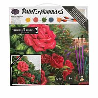 Paint By Numbers - A Perfect Red Rose by Thomas Kinkade 