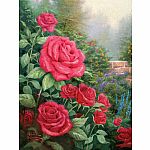Paint By Numbers - A Perfect Red Rose by Thomas Kinkade 