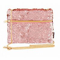 Style.Lab Magic Sequin Rose Gold Belt Bag 