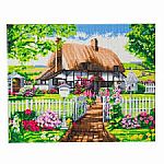 Crystal Art Large Framed Kit - Rose Cottage.