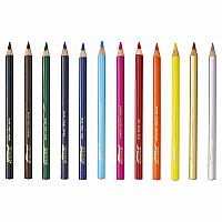 Prang Large Triangular Colored Pencils - 12 color set