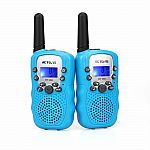 Walkie Talkies with Built in LCD Flashlight