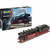 Express Locomotive BR 03 1/87 Scale Model Kit