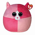 Scarlett - Two-Toned Pink Cat Squish-a-Boo -Retired.