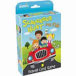 Travel Scavenger Hunt For Kids Card Game.