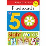 50 Sight Words Flashcards