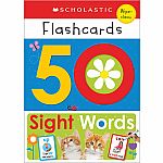 50 Sight Words Flashcards