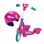 Mini Scooter with Helmet Set for 18 Inch Doll