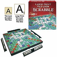 Large Print Tile Lock Scrabble.