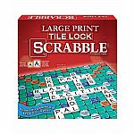 Large Print Tile Lock Scrabble.