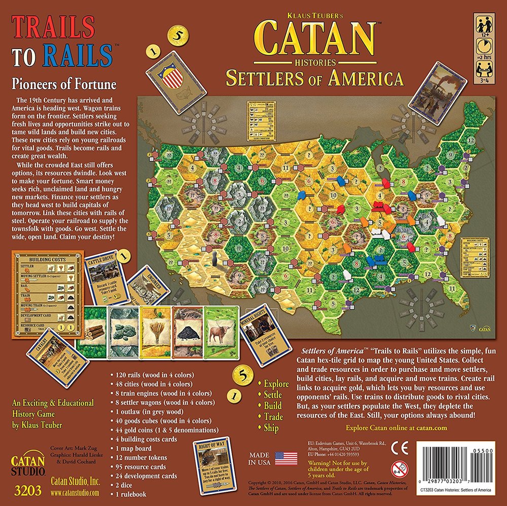 catan histories settlers of america tm trails to rails