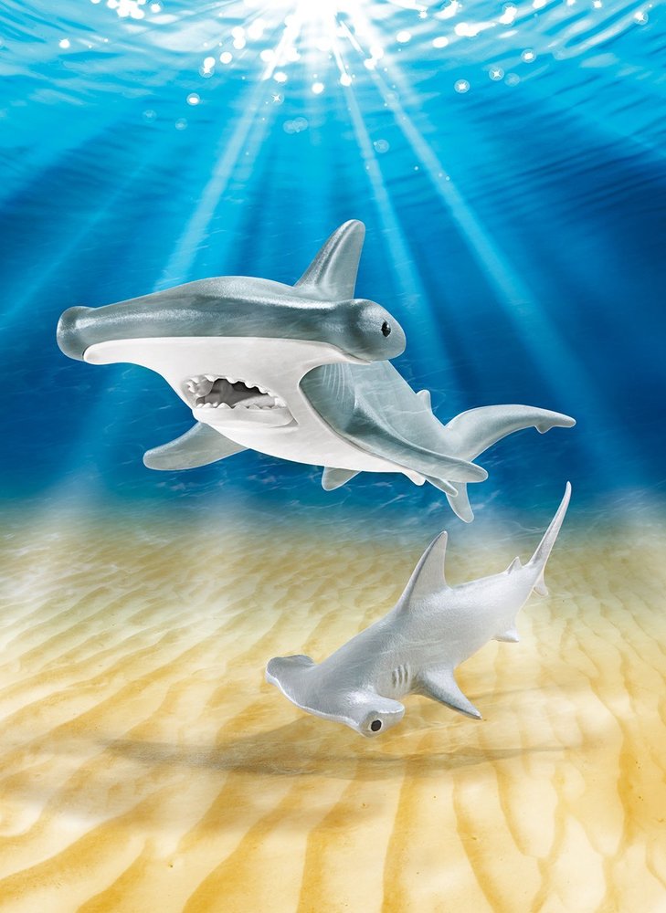 Hammerhead Shark with Baby - Toy Sense