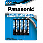 AAA Panasonic Super Heavy Duty Power Batteries - 4 Pack  