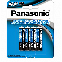 AAA Panasonic Super Heavy Duty Power Batteries - 4 Pack  