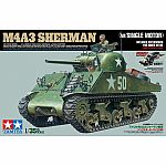 U.S. Medium Tank M4A3 Sherman with Single Motor