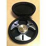 Metal Fidget Spinner With Black Case - Assorted.