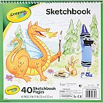 Crayola 9x9 Sketchbook