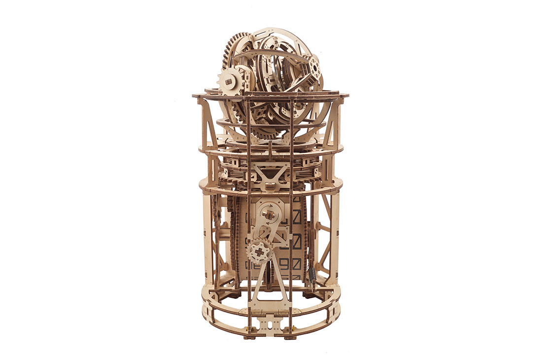 UGears Mechanical Models Sky Watcher Tourbillon Table Clock. Toy Sense
