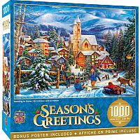 Sledding to Home - Masterpieces Puzzles
