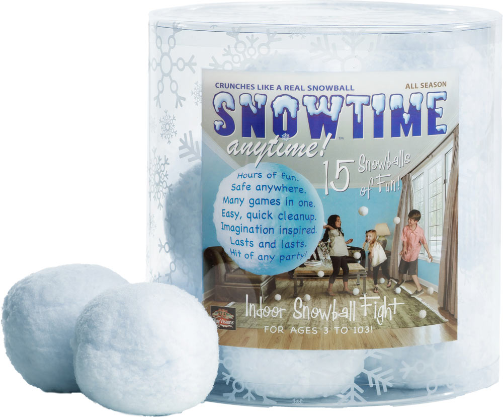 snowtime anytime indoor snowballs