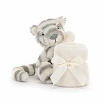 Bashful Snow Tiger Soother - Jellycat