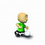 Footballer Charlie Brown 