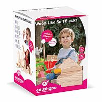 Wood-like Soft Blocks - Set of 80