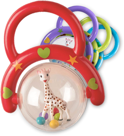 Sophie rattle top