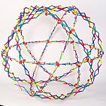Original Hoberman Rainbow Transforming Sphere
