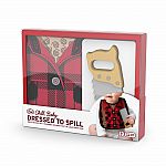 Fred and Friends - Dressed to Spill Lumberjack Bib & Teether Set 