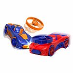 Spinz - Pull Back Race Car with Flying Disc: 2 Pack